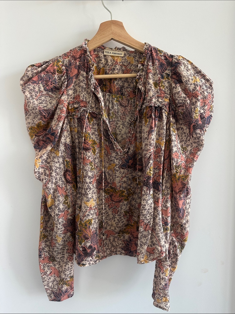 Ulla Johnson Floral Remy Blouse